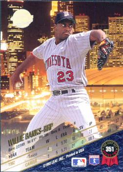Willie Banks  baseball card collectible - Main Image 2