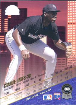 Charlie Hayes  baseball card collectible - Main Image 2
