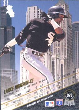 Lance Johnson  baseball card collectible - Main Image 2