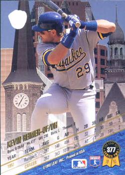 Kevin Reimer  baseball card collectible - Main Image 2