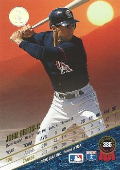 John Orton  baseball card collectible - Main Image 2