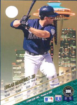 Edgar Martinez  baseball card collectible - Main Image 2