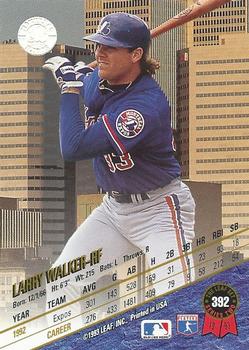 Larry Walker  baseball card collectible - Main Image 2