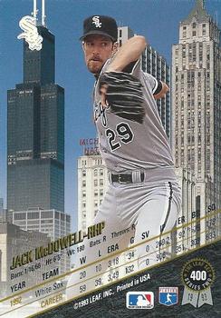 Jack McDowell  baseball card collectible - Main Image 2