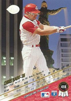 Chris Sabo  baseball card collectible - Main Image 2