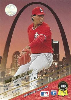 Omar Olivares  baseball card collectible - Main Image 2