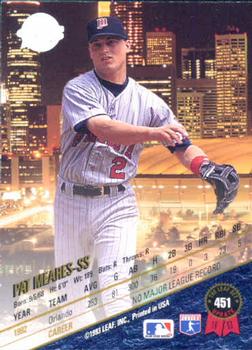 Pat Meares  baseball card collectible - Main Image 2