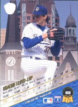 Graeme Lloyd  baseball card collectible - Main Image 2