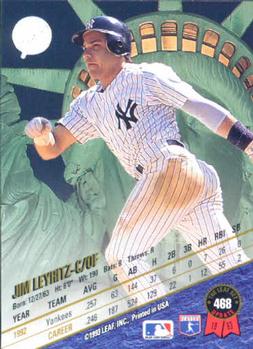 Jim Leyritz  baseball card collectible - Main Image 2
