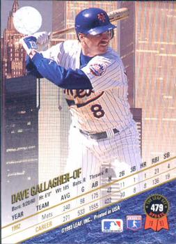 Dave Gallagher  baseball card collectible - Main Image 2