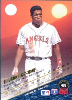 Eduardo Perez  baseball card collectible - Main Image 2