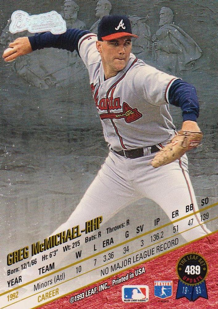 Greg McMichael  baseball card collectible - Main Image 2