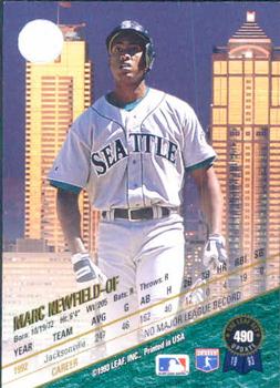 Marc Newfield  baseball card collectible - Main Image 2