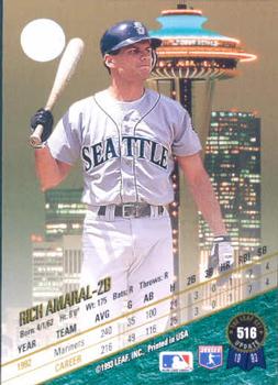 Rich Amaral  baseball card collectible - Main Image 2