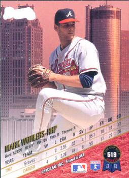 Mark Wohlers  baseball card collectible - Main Image 2