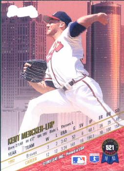 Kent Mercker  baseball card collectible - Main Image 2