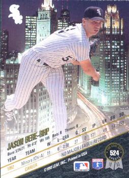 Jason Bere  baseball card collectible - Main Image 2