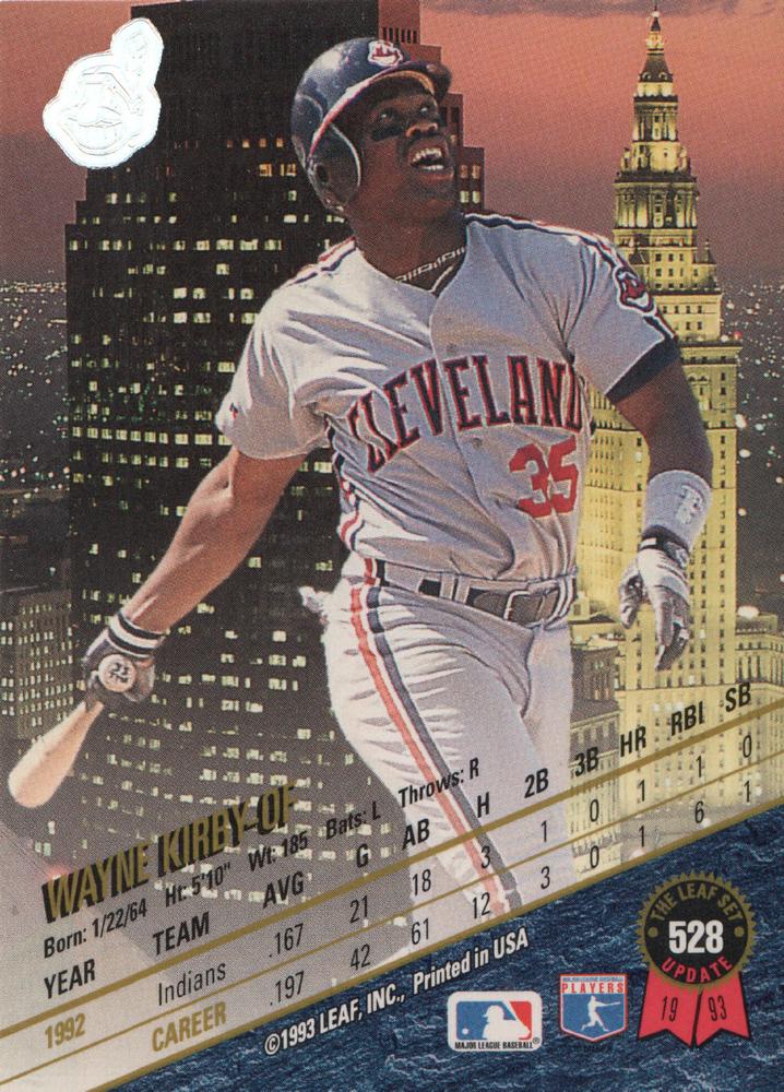 Wayne Kirby  baseball card collectible - Main Image 2