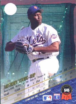 Anthony Young  baseball card collectible - Main Image 2