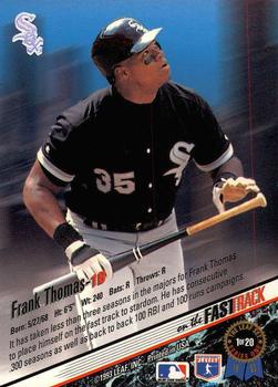 Frank Thomas  baseball card collectible - Main Image 2