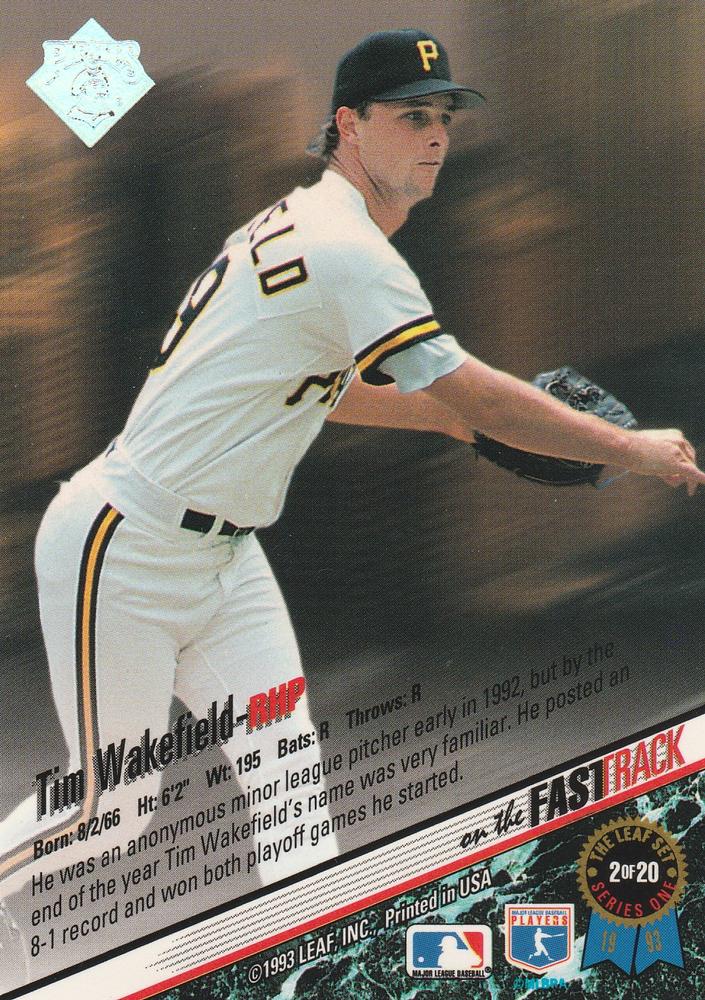 Tim Wakefield  baseball card collectible - Main Image 2