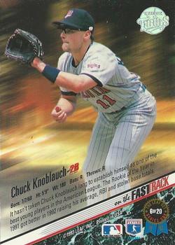 Chuck Knoblauch  baseball card collectible - Main Image 2