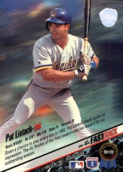 Pat Listach  baseball card collectible - Main Image 2