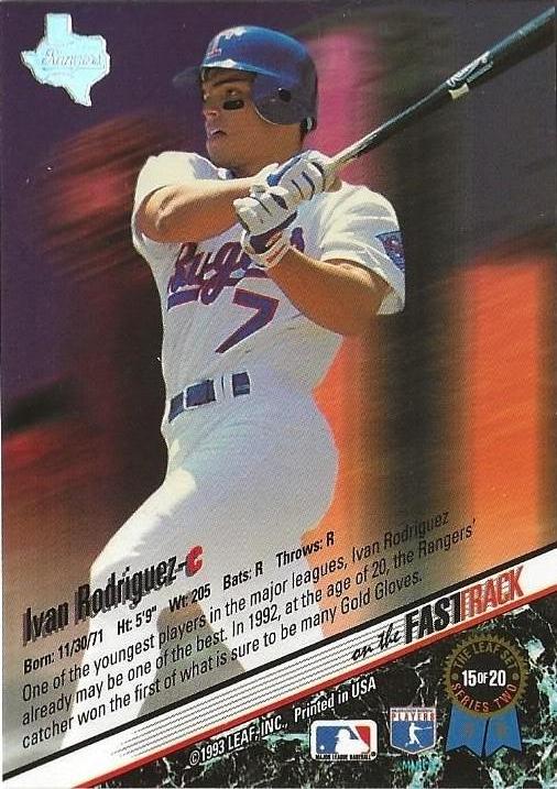 Ivan Rodriguez  baseball card collectible - Main Image 2