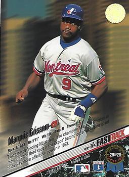 Marquis Grissom  baseball card collectible - Main Image 2