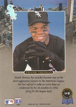 Frank Thomas  baseball card collectible - Main Image 2