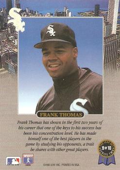 Frank Thomas  baseball card collectible - Main Image 2