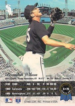 Brandon Wilson  baseball card collectible - Main Image 2