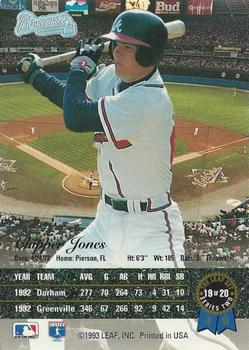 Chipper Jones  baseball card collectible - Main Image 2