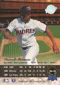 Darrell Sherman  baseball card collectible - Main Image 2