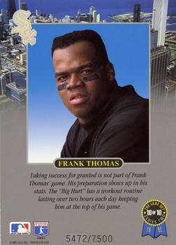 Frank Thomas  baseball card collectible - Main Image 2