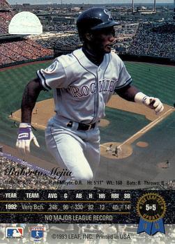 Roberto Mejia  baseball card collectible - Main Image 2