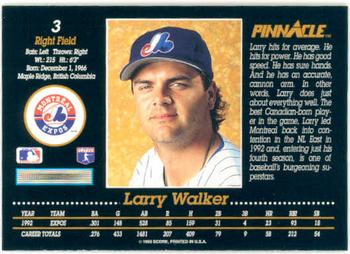 Larry Walker  baseball card collectible - Main Image 2