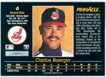 Carlos Baerga  baseball card collectible - Main Image 2