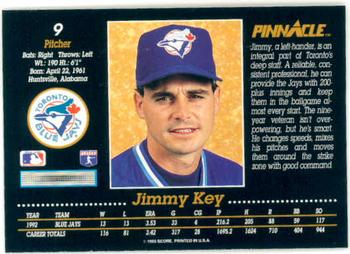 Jimmy Key  baseball card collectible - Main Image 2