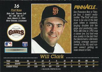 Will Clark  baseball card collectible - Main Image 2