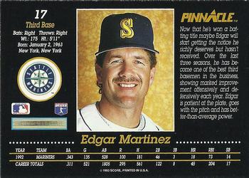 Edgar Martinez  baseball card collectible - Main Image 2