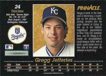Gregg Jefferies  baseball card collectible - Main Image 2