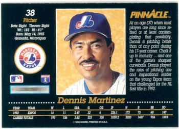 Dennis Martinez  baseball card collectible - Main Image 2