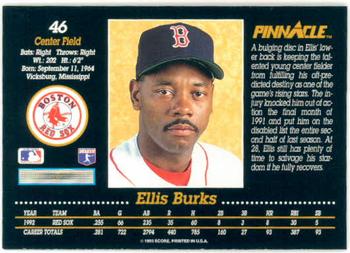 Ellis Burks  baseball card collectible - Main Image 2