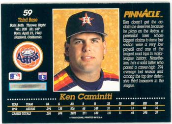 Ken Caminiti  baseball card collectible - Main Image 2