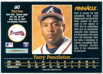 Terry Pendleton  baseball card collectible - Main Image 2