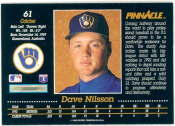Dave Nilsson  baseball card collectible - Main Image 2