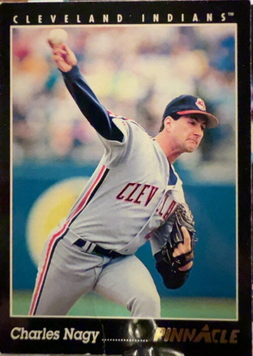 Charles Nagy  baseball card collectible - Main Image 3