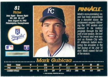 Mark Gubicza  baseball card collectible - Main Image 2