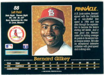 Bernard Gilkey  baseball card collectible - Main Image 2